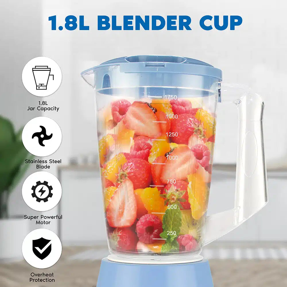 Sonashi 2 in 1 Blender – SB-162 Blue